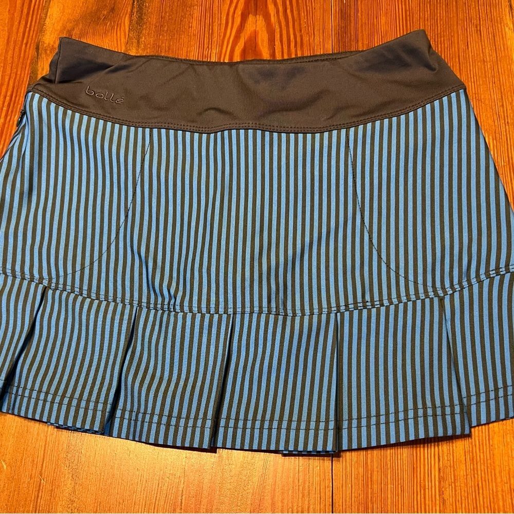 Bolle Pleated Grey/Blue Skort‎